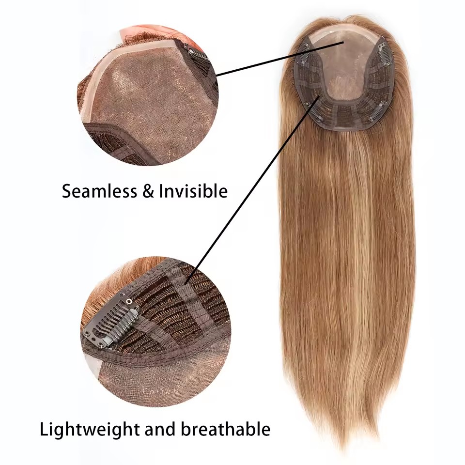 mono top hair topper – natural volume solution for white women mono top hair topper – natural volume solution for white women