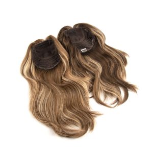 european silk base hair topper – natural part coverage for white women