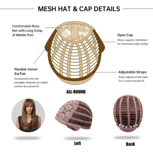 custom european lace wig for white women – natural finish