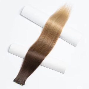 1 genius weft virgin hair extensions #grey (copy)