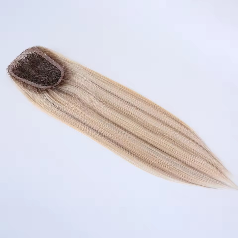 fish net jewish hair topper with pu perimeter – custom european human hair fish net jewish hair topper with pu perimeter – custom european human hair