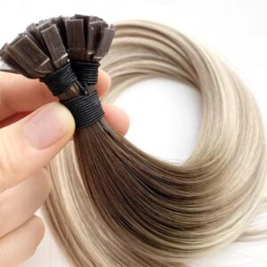 1 flat tip hair extensions factory good quality european hair