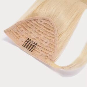 1 pony tail with comb wrap around ponytail human hair extensions (copy)