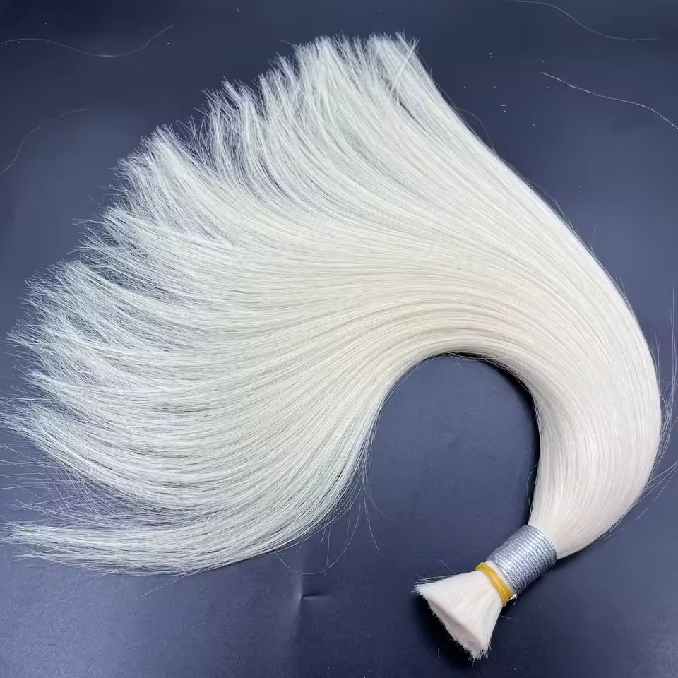 1 bulk human hair european hair brown (copy)