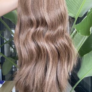 jewish swiss lace wig with 5×5 front & wefted back – dark brown european hair (copy)
