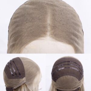 1 22" medium brown remy human hair full lace wig | 100% hand tied | lace front | final sale (copy)