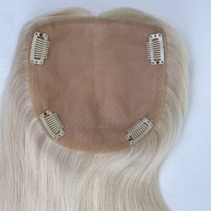 1 #1b ​injected silk 6*6inch topper virgin remy hair 16inch (copy)