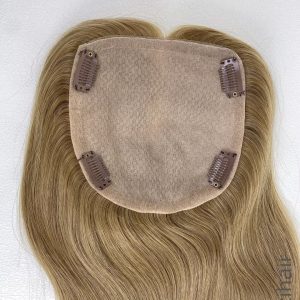 1 #6 ​injected silk 6*6inch topper virgin remy hair 16inch
