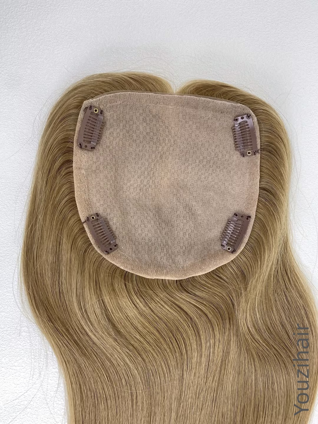 1 #6 injected silk 6*6inch topper virgin remy hair 16inch 1 #6 injected silk 6*6inch topper virgin remy hair 16inch
