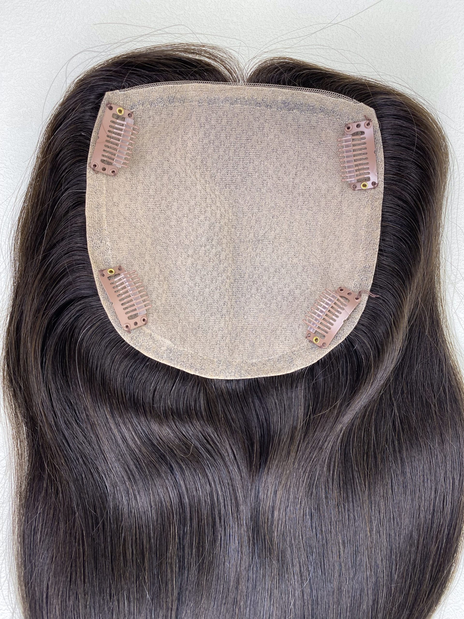 1 #6 injected silk 6*6inch topper virgin remy hair 16inch (copy) 1 #6 injected silk 6*6inch topper virgin remy hair 16inch (copy)
