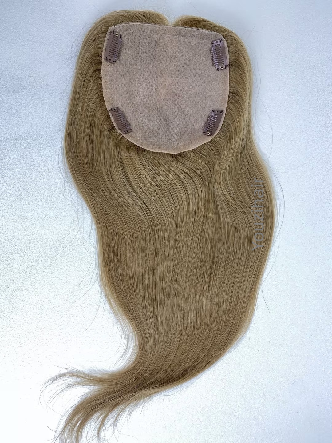 1 #6 injected silk 6*6inch topper virgin remy hair 16inch 1 #6 injected silk 6*6inch topper virgin remy hair 16inch