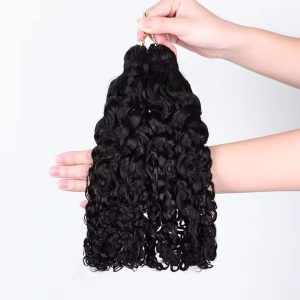 1 body wave feathering crochet two strands human hair no tip (copy)
