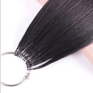 1 feather human hair extensions – vietnam hair factory | black natural color | wholesale (copy)