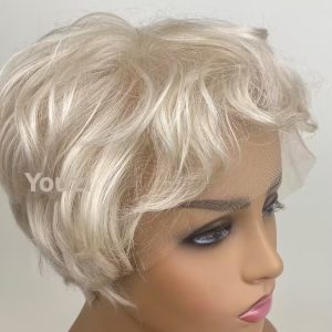 stock monica monofilament lace 5x5 inch front back wefted with silicone tabs virgin human hair wig #92r for caucasian women wholesale (copy)