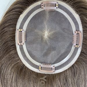 1 stock 5.5x6 monofilament toppers 10inch raw hair thickness %80 color #44r (copy)