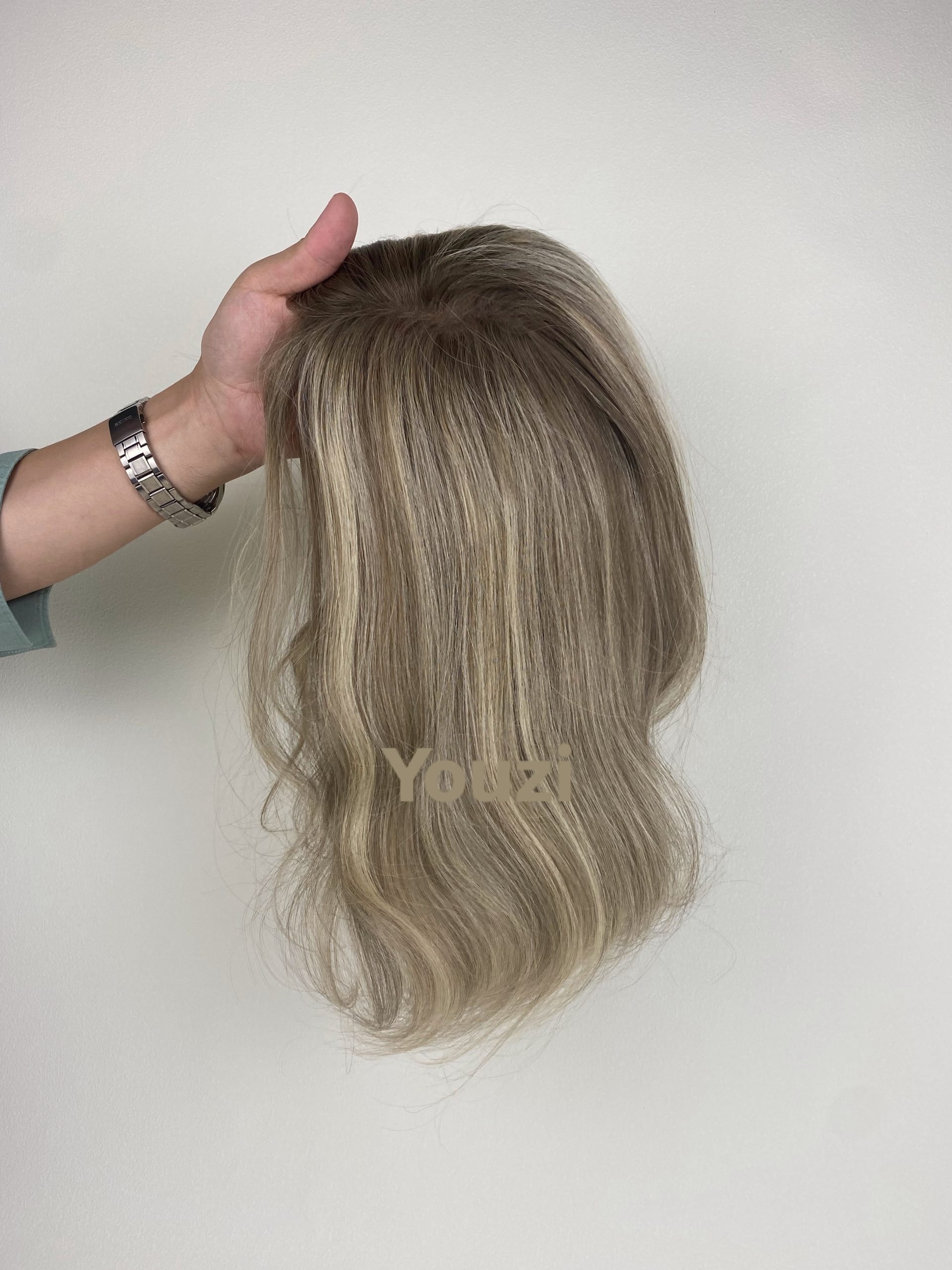 1 women topper monofilament lace 7.5×8inch with swiss lace 16inch #y73 (copy) 1 women topper monofilament lace 7.5×8inch with swiss lace 16inch #y73 (copy)